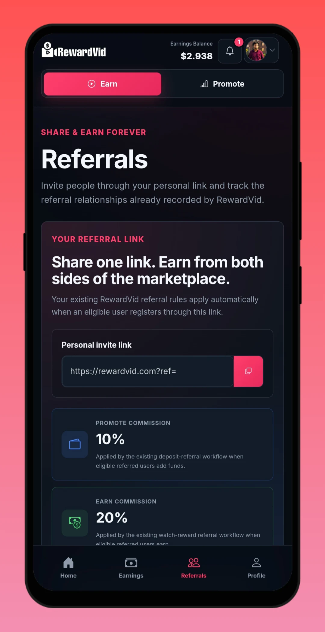 RewardVid: Earn by Watching screenshot