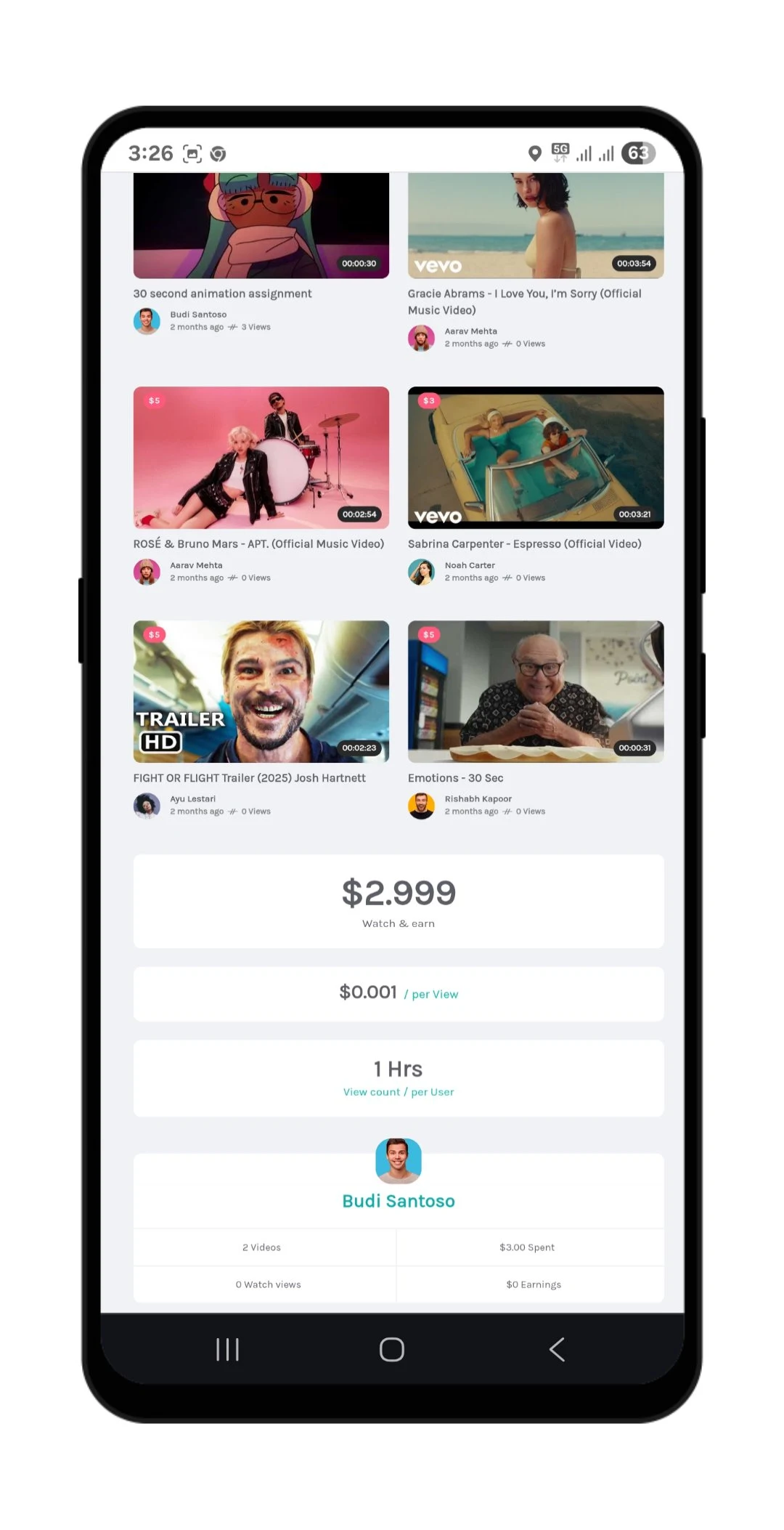 RewardVid screenshot