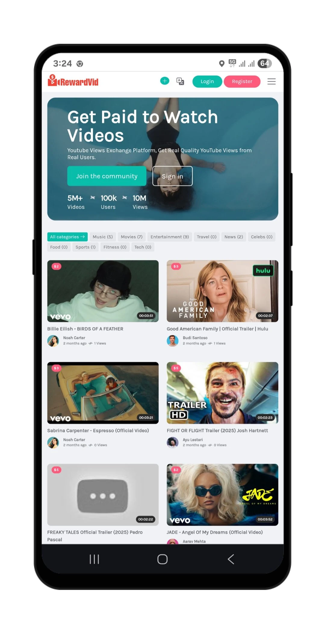 RewardVid screenshot