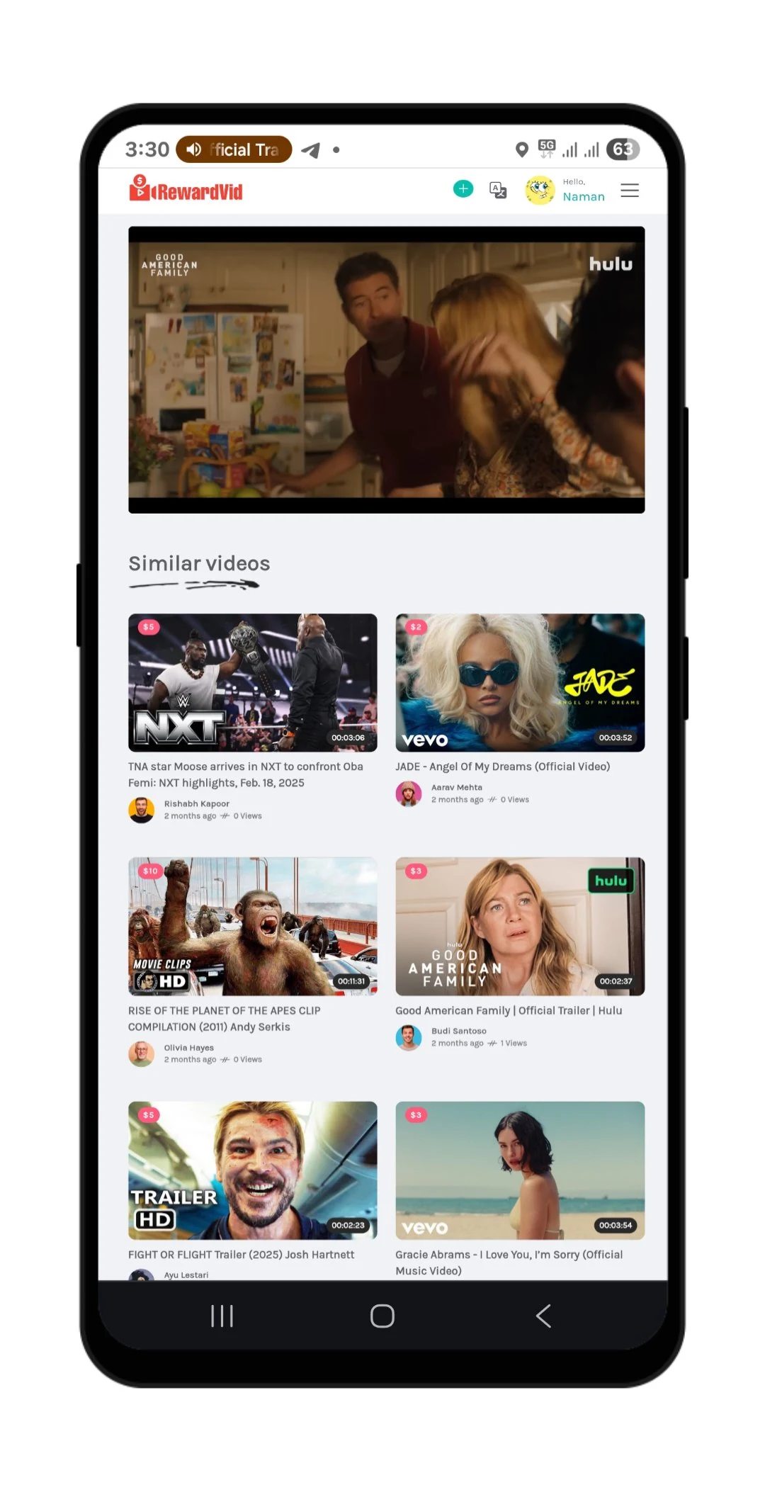 RewardVid screenshot